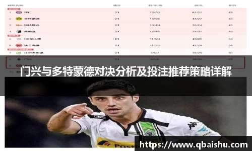 门兴与多特蒙德对决分析及投注推荐策略详解