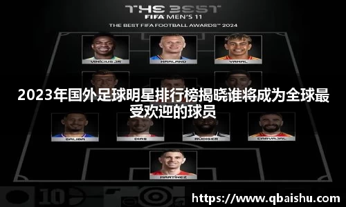 2023年国外足球明星排行榜揭晓谁将成为全球最受欢迎的球员